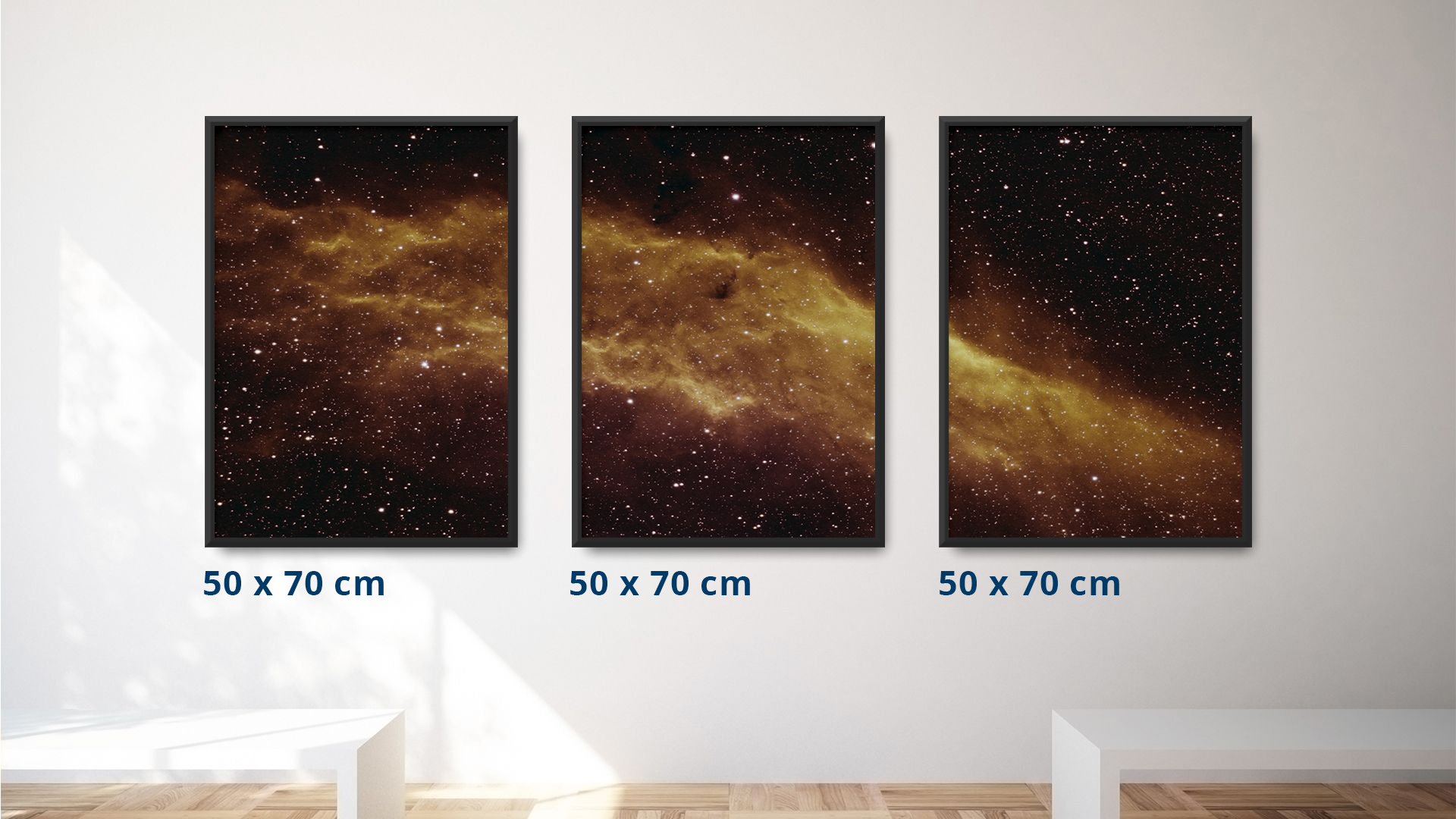direktdruckowl Astro-Galerie Triptychon direktdruckowl Astro-Galerie Triptychon