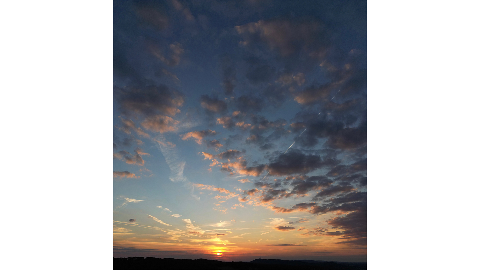 Sonnenuntergang in Bielefeld